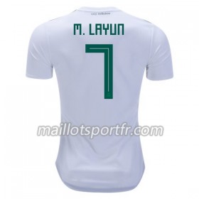 Maillot de Foot Mexique M.Layun 7 Exterieur Coupe du monde 2018
